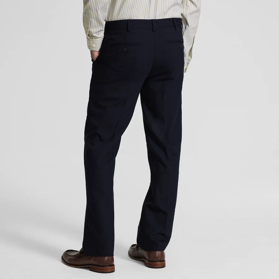 Men's Comfort Waist Yearrounder Stretch Wool Dress Pants view 6