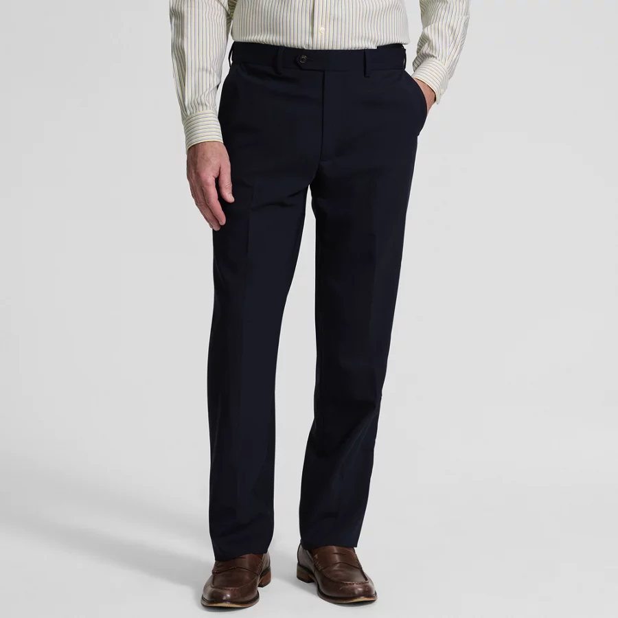 Men's Comfort Waist Yearrounder Stretch Wool Dress Pants view 5