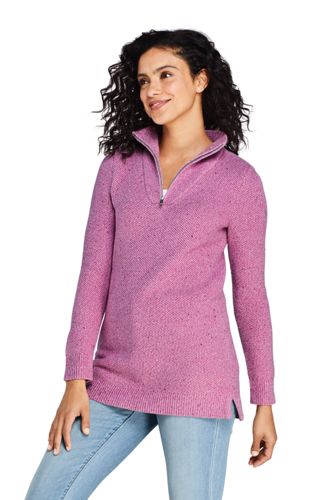 quarter zip pullover women's cotton