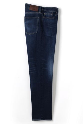 lands end men's blue jeans