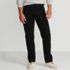 Men's Rigid Comfort Waist Traditional Fit 5 Pocket Black Jean, Front