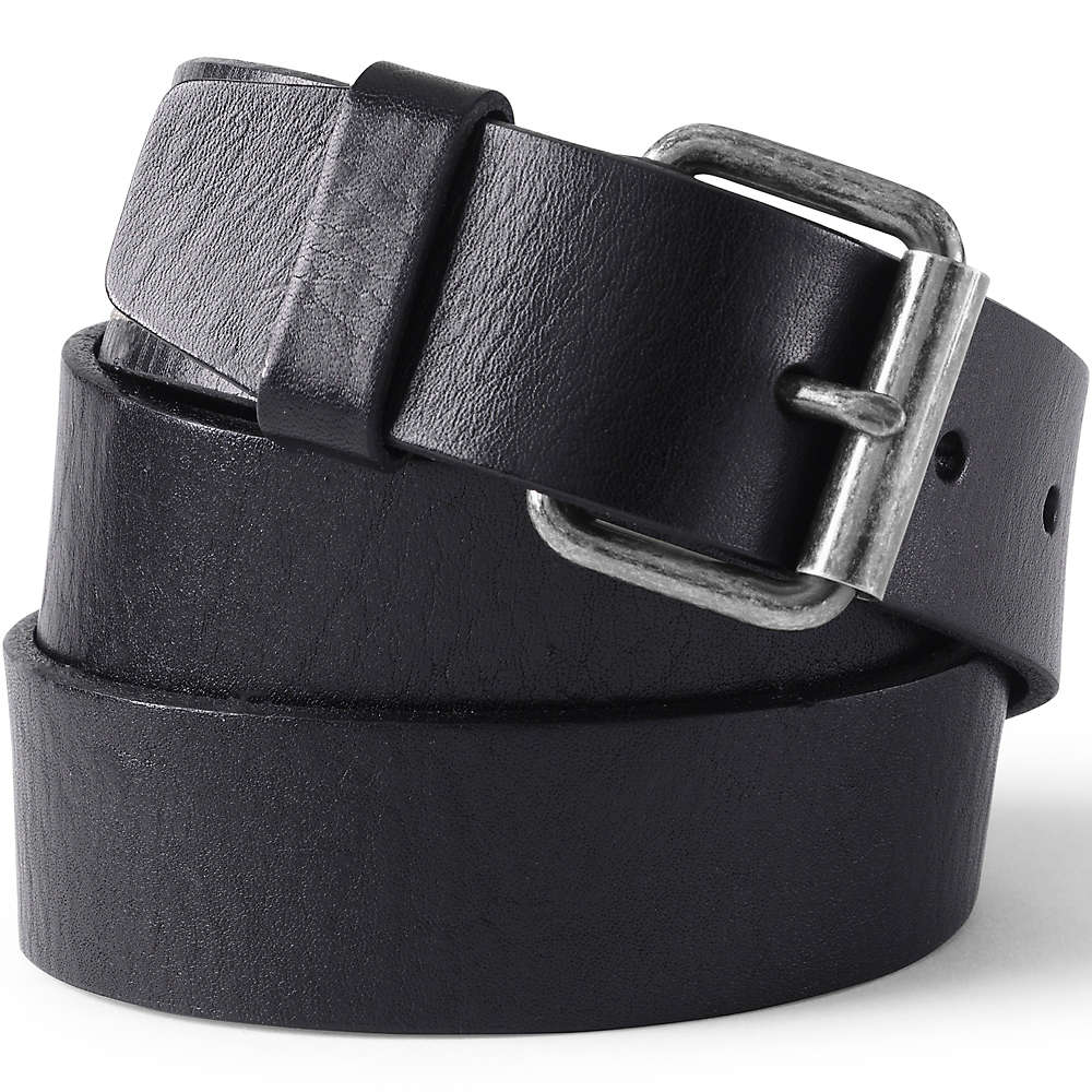Men's Leather Jean Belt, Front