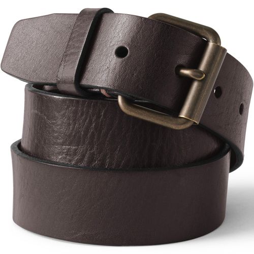 Skinny Belt, Cognac Leather, Men's Belts