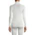 Women's Silk Interlock Turtleneck Long Underwear Top, Back