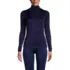 Women's Silk Interlock Turtleneck Long Underwear Top, Front