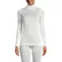 Women's Silk Interlock Turtleneck Long Underwear Top, Front