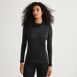 Women's Silk Interlock Turtleneck Long Underwear Top, Front