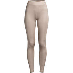 Women's Plus Size Silk Interlock Thermal Pants Long Underwear Base Layer Leggings, Front