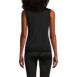 Women's Silk Interlock Tank Top Sleeveless Long Underwear Top, Back