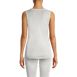 Women's Silk Interlock Tank Top Sleeveless Long Underwear Top, Back