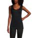 Women's Silk Interlock Tank Top Sleeveless Long Underwear Top, Front