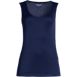 Women's Silk Interlock Tank Top Sleeveless Long Underwear Top, Front