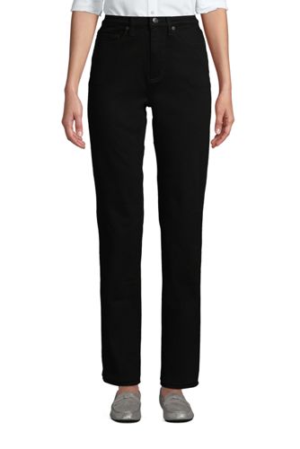 high rise straight leg pants