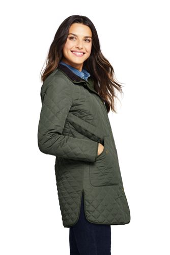 Women S Insulated Quilted Barn Coat Coats Jackets Parkas