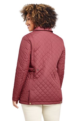 Women S Plus Size Insulated Quilted Barn Jacket Plus Size Jackets