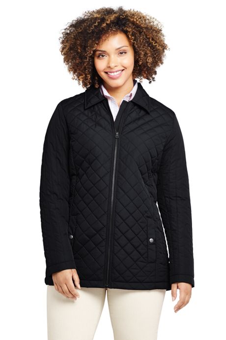 Women S Plus Size Petite Insulated Quilted Barn Jacket Coats