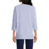 Women's Petite 3/4 Sleeve Cotton Supima Tunic, Back