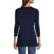 Women's Petite 3/4 Sleeve Cotton Supima Tunic, Back