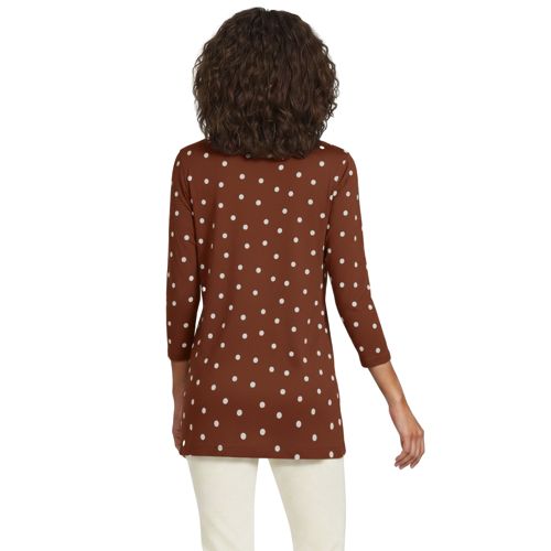 Rich Ginger Brown Polka Dot