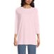 Women's Petite 3/4 Sleeve Cotton Supima Tunic, Front