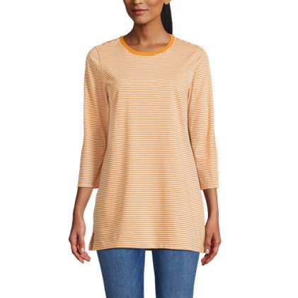 Women's 3/4 Sleeve Cotton Supima Tunic - image 1
