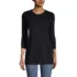 Women's Petite 3/4 Sleeve Cotton Supima Tunic, Front