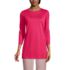 Women's Petite 3/4 Sleeve Cotton Supima Tunic, Front