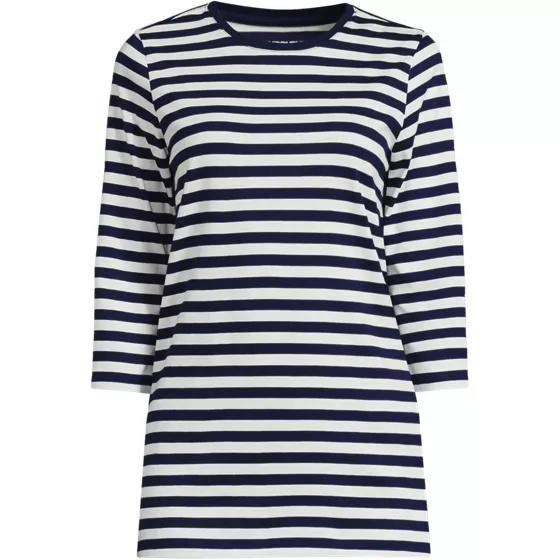 Women's Supima Crew Neck Tunic - primary