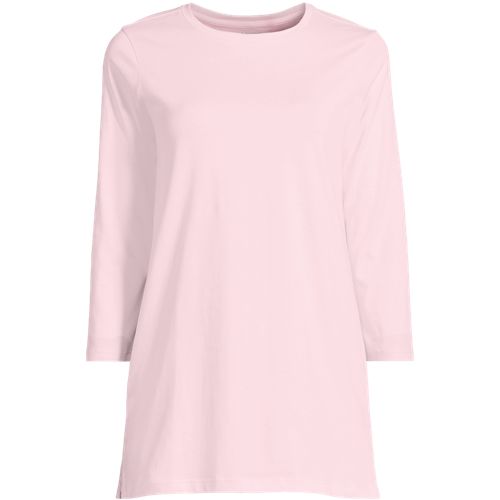 Women's 3/4 Sleeve Cotton Supima Tunic, Front