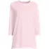 Women's Petite 3/4 Sleeve Cotton Supima Tunic, Front