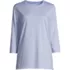 Women's Petite 3/4 Sleeve Cotton Supima Tunic, Front