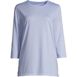 Women's Petite 3/4 Sleeve Cotton Supima Tunic, Front