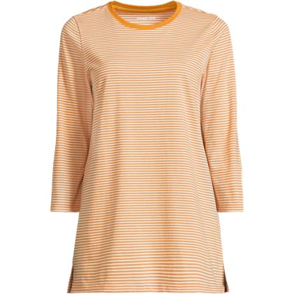 Women's 3/4 Sleeve Cotton Supima Tunic - primary