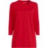 Women's Plus Size 3/4 Sleeve Cotton Supima Tunic, Front