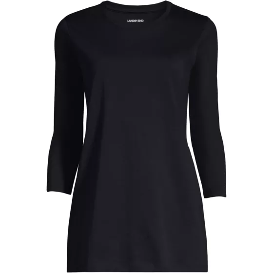 Women's 3/4 Sleeve Cotton Supima Tunic - primary