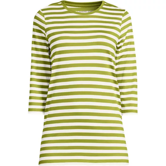 Women's 3/4 Sleeve Cotton Supima Tunic - primary