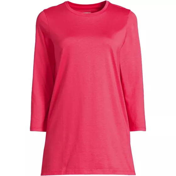 Women's Supima Crew Neck Tunic - primary