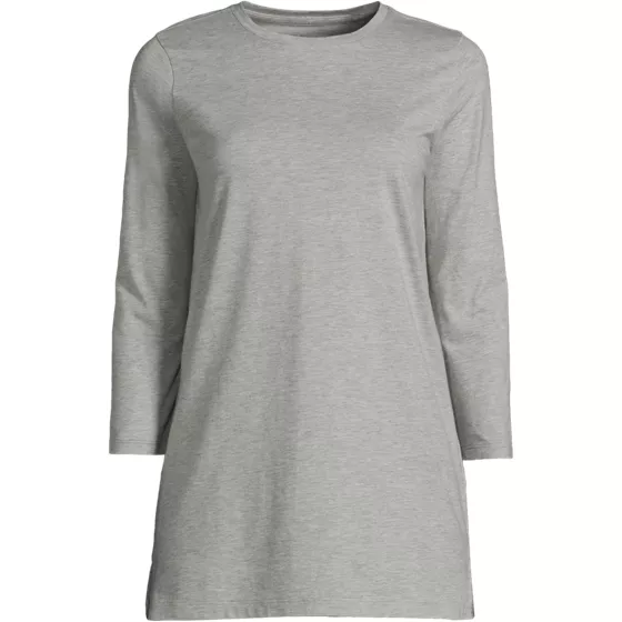 Women's 3/4 Sleeve Cotton Supima Tunic - primary