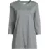 Women's Plus Size 3/4 Sleeve Cotton Supima Tunic, Front