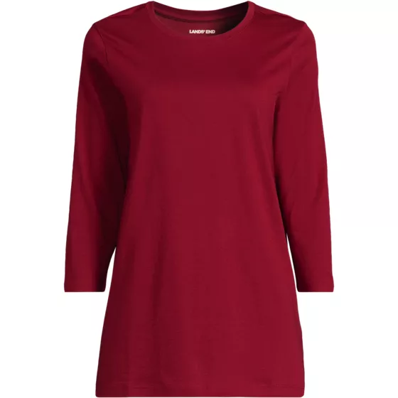 Women's Supima Crew Neck Tunic - primary