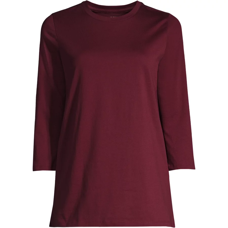 Women's Supima Crew Neck Tunic view 2