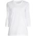 Women's Petite 3/4 Sleeve Cotton Supima Tunic, Front