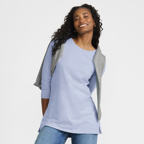 Women's 3/4 Sleeve Cotton Supima Tunic