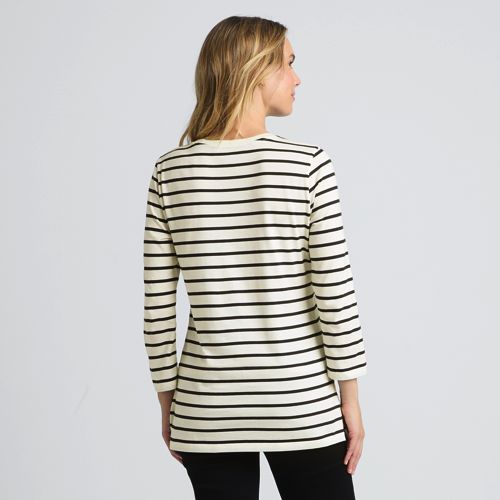 Women's 3/4 Sleeve Cotton Supima Tunic, Back