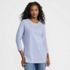 Women's 3/4 Sleeve Cotton Supima Tunic, Front