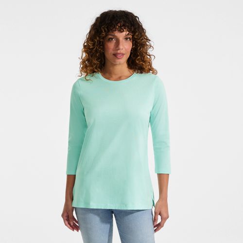 Womens 3/4-sleeve Tops & Tees Shirts & Blouses | Lands' End