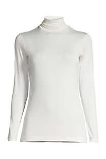 Women's Thermaskin Heat Thermal Long Underwear Base Layer Turtleneck Top, Front