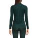 Women's Thermaskin Heat Long Sleeve Turtleneck Long Underwear Top, Back