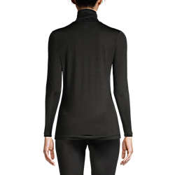Women's Thermaskin Heat Thermal Long Underwear Base Layer Turtleneck Top, Back
