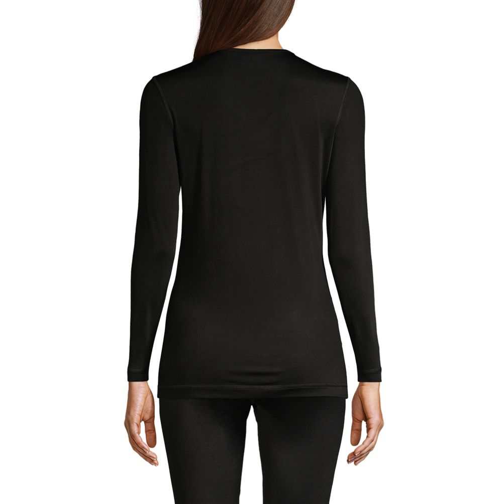 Women s Thermaskin Heat Long Sleeve Crewneck Long Underwear Top